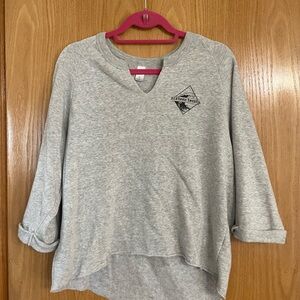 Gray Women's Crew Neck Sweater